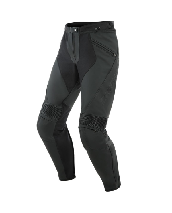 PANTALONES DAINESE PONY 3 NEW PIEL BLACK-MATT