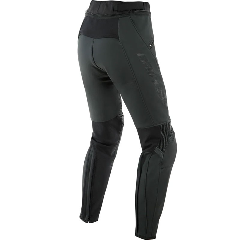 PANTALONES DAINESE PONY 3 NEW PIEL LADY BLACK-MATT