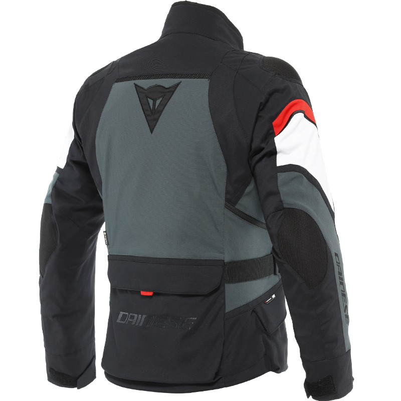 CHAQUETA DAINESE CARVE MASTER 3 GORE-TEX BLACK/EBONY/LAVA-RED