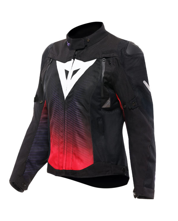 CHAQUETA DAINESE SUPER SPRINT D-DRY LADY BLACK/FUCHSIA/WHITE