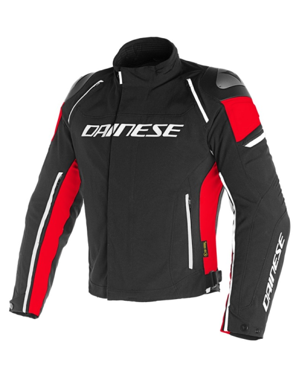 CHAQUETA DAINESE RACING 3 D-DRY NEW BLACK/BLACK/RED