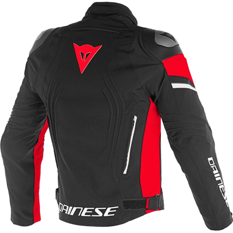 CHAQUETA DAINESE RACING 3 D-DRY NEW BLACK/BLACK/RED