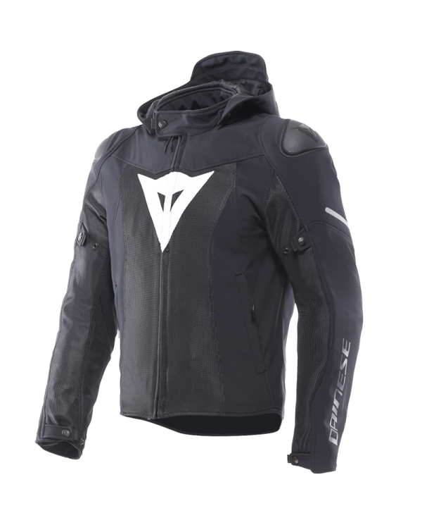CHAQUETA DAINESE SUPER SPRINT AIR TEX BLACK/WHITE