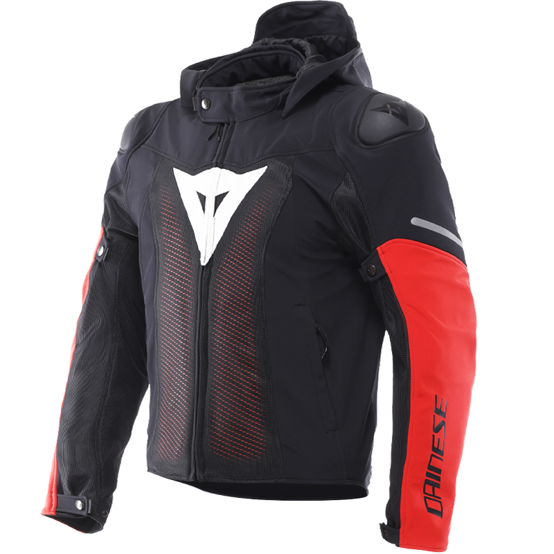 CHAQUETA DAINESE SUPER SPRINT AIR TEX BLACK/WHITE/RED