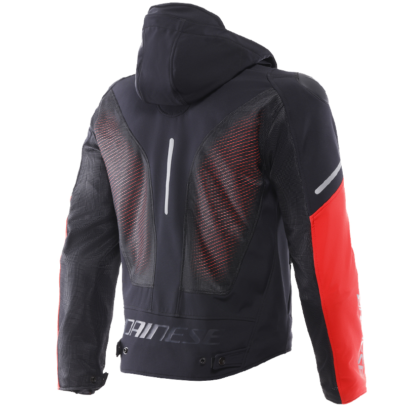 CHAQUETA DAINESE SUPER SPRINT AIR TEX BLACK/WHITE/RED