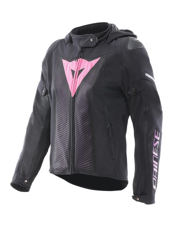 CHAQUETA DAINESE SUPER SPRINT AIR TEX LADY BLACK/PINK/VIOLA