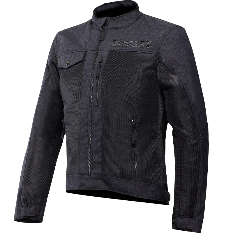 CHAQUETA DAINESE ALFAMA AIR TEX DARK GREY/BLACK