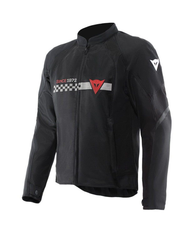 CHAQUETA DAINESE HEROSPHERE AIR TEX NEW JACKET NEGRO/BLANCO/ROJO
