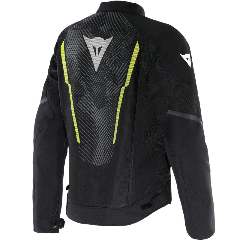 CHAQUETA DAINESE HEROSPHERE AIR TEX NEW JACKET NEGRO/BLANCO/AMARILLO FLUOR