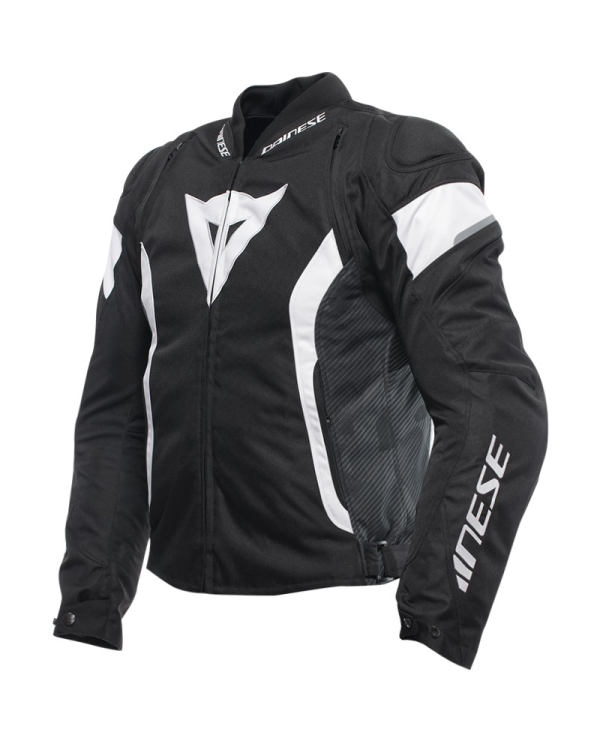 CHAQUETA DAINESE AVRO 5 TEX BLACK/WHITE/BLACK