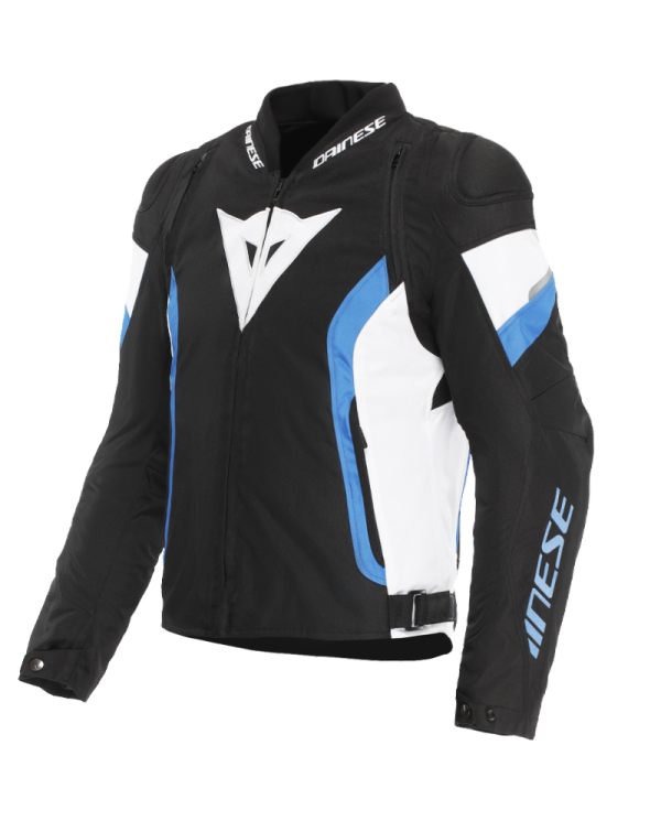 CHAQUETA DAINESE AVRO 5 TEX BLACK/BLUE/WHITE