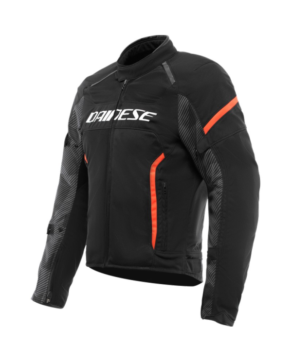 CHAQUETA DAINESE AIR-FRAME 3 TEX NEW BLACK/BLACK/RED-FLUO