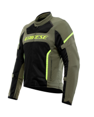 CHAQUETA DAINESE AIR-FRAME 3 TEX NEW ARMY GREEN/BLACK/FLUO YELLOW