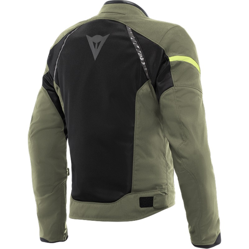 CHAQUETA DAINESE AIR-FRAME 3 TEX NEW ARMY GREEN/BLACK/FLUO YELLOW