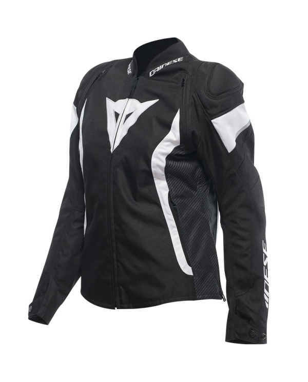 CHAQUETA DAINESE AVRO 5 TEX WMN NEW BLACK/WHITE/BLACK
