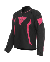 CHAQUETA DAINESE AVRO 5 TEX WMN NEW BLACK/FLUO PINK