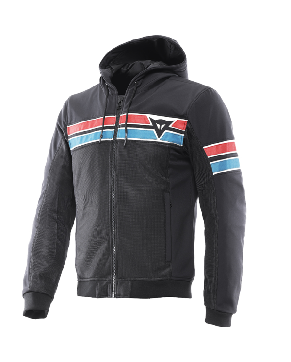 CHAQUETA DAINESE VINTEDGE AIR TEX BLACK/BLUE/RED | Verano de moto | %brands%