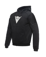 SUDADERA DAINESE DAEMON-X SAFETY HOODIE FULL ZIP NEW BLACK/BLACK/WHITE