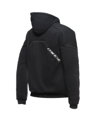 SUDADERA DAINESE DAEMON-X SAFETY HOODIE FULL ZIP NEW BLACK/BLACK/WHITE