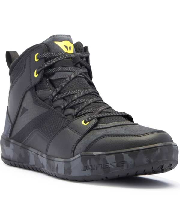 ZAPATILLAS DAINESE SUBURB D-WP NEW BLACK/CAMO/ACID YELLOW