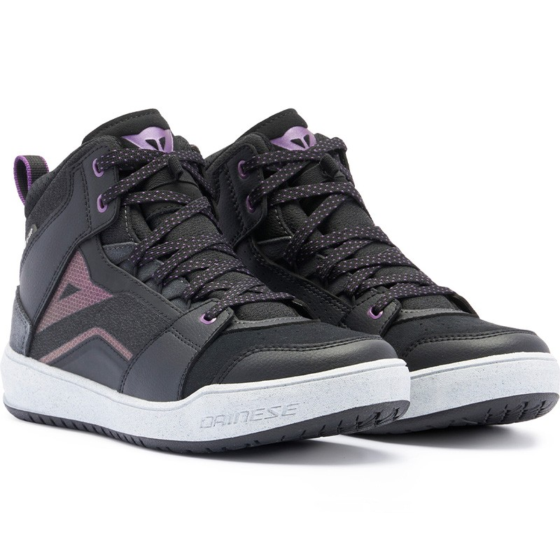 ZAPATILLAS DAINESE SUBURB D-WP LADY NEW BLACK/WHITE/METAL PURPLE