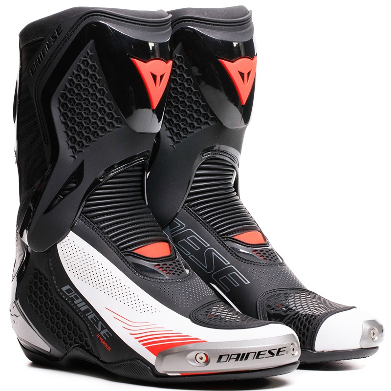 BOTAS DAINESE TORQUE 4 AIR NEW BLACK/WHITE/RED FLUO