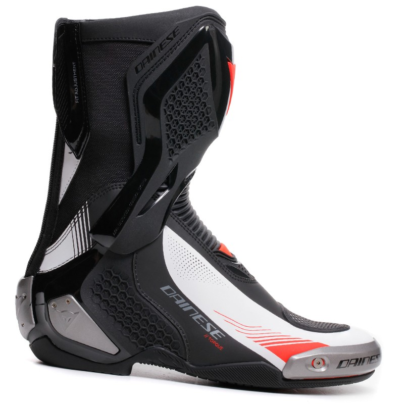 BOTAS DAINESE TORQUE 4 LADY NEW BLACK/WHITE/RED FLUO