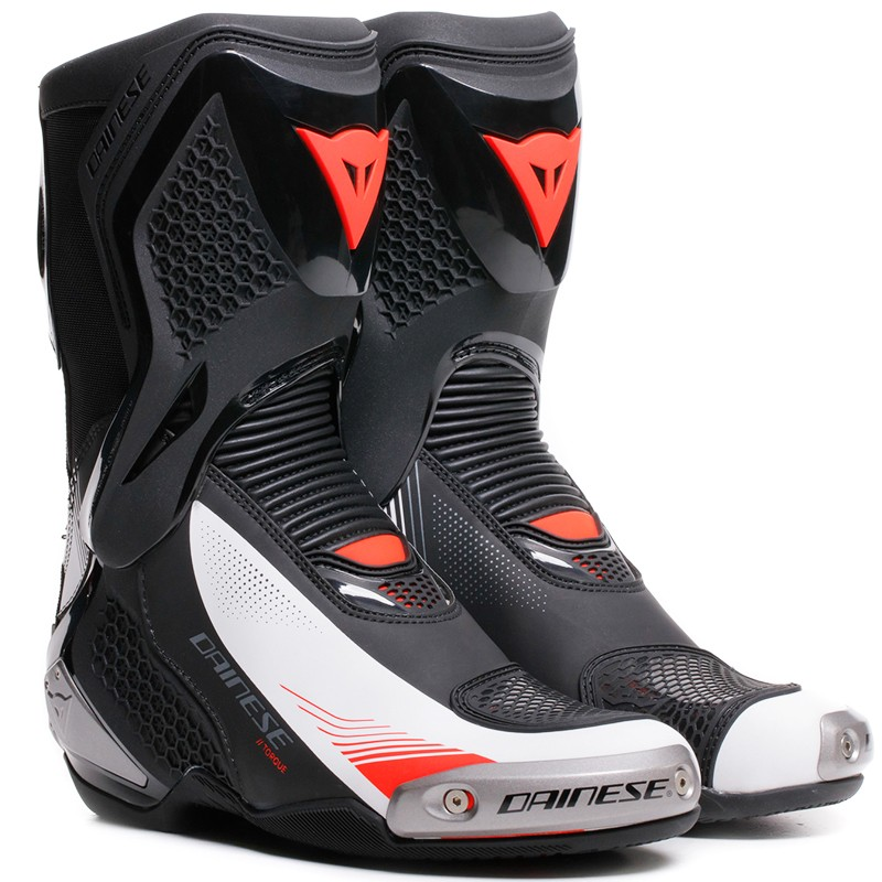 BOTAS DAINESE TORQUE 4 LADY NEW BLACK/WHITE/RED FLUO