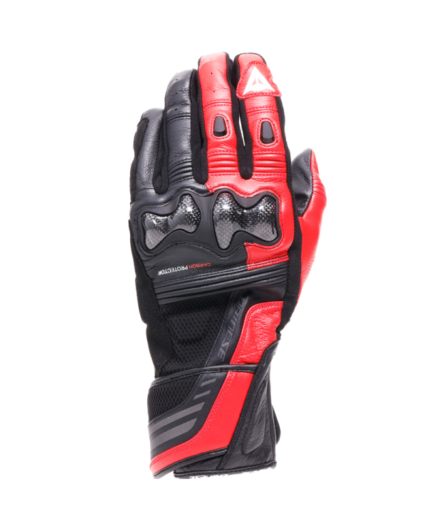 GUANTES DAINESE REACTO CARBON LONG BLACK/RED LAVA | Sport Racing de moto | %brands%