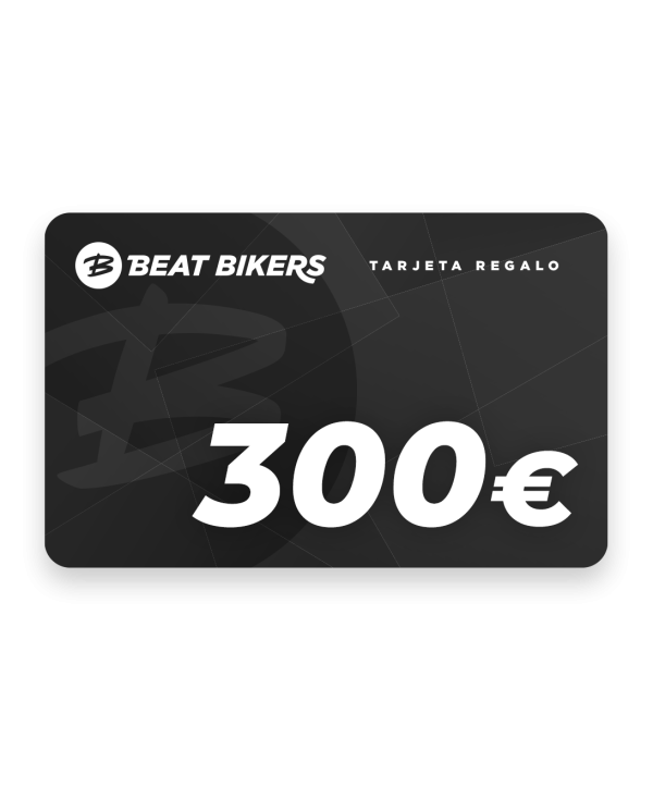 TARJETA DE REGALO BEATBIKERS 300€ | Tarjetas regalo de moto | %brands%