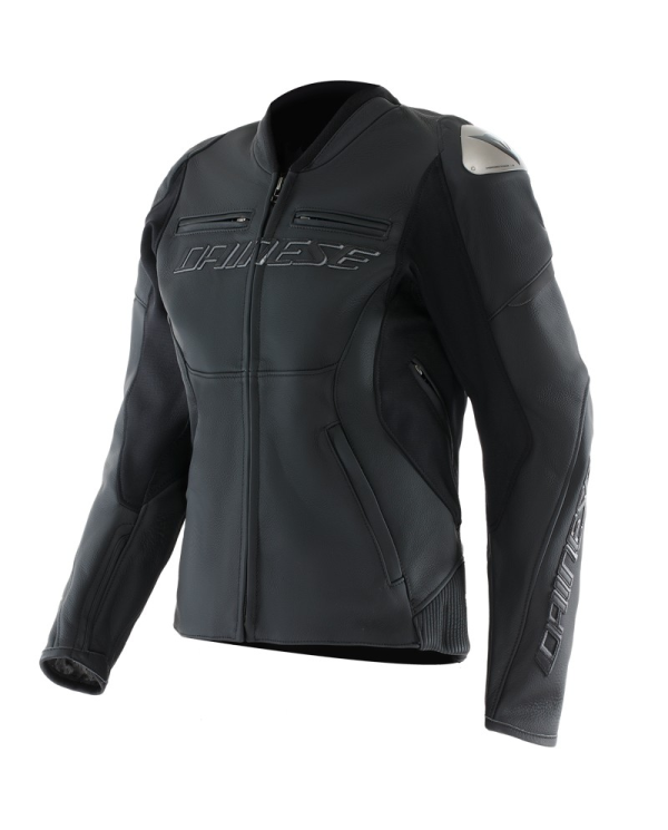 CHAQUETA DAINESE RACING 5 LADY NEW BLACK/BLACK | Cuero de moto | %brands%