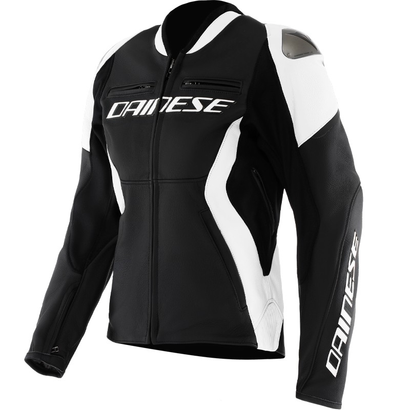 CHAQUETA DAINESE RACING 5 LADY NEW BLACK/WHITE