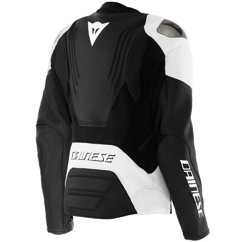 CHAQUETA DAINESE RACING 5 LADY NEW BLACK/WHITE | Cuero de moto | %brands%