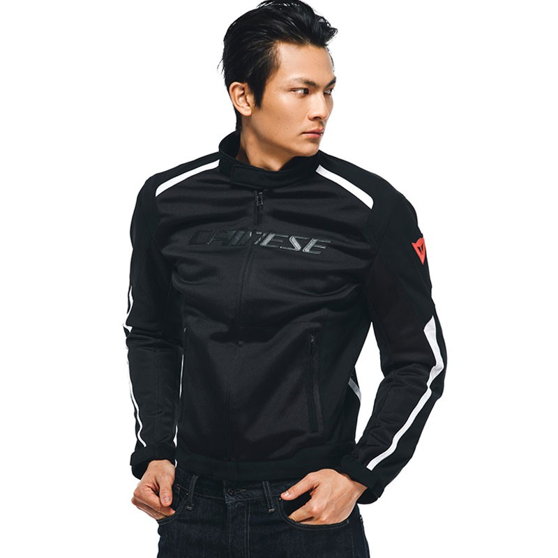 CHAQUETA DAINESE HYDRAFLUX 2 AIR D-DRY NEW BLACK/WHITE | Verano de moto | %brands%
