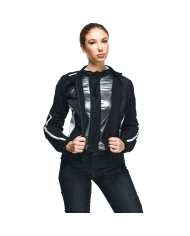 CHAQUETA DAINESE HYDRAFLUX 2 AIR D-DRY LADY NEW BLACK/WHITE | Mujer de moto | %brands%