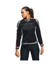 CHAQUETA DAINESE HYDRAFLUX 2 AIR D-DRY LADY NEW BLACK/GRAY/LAVA-RED | Mujer de moto | %brands%