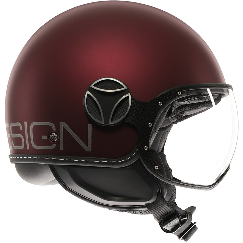 CASCO MOMO DESIGN FGTR EVO NEW MATT AMARENA/SILVER | Cascos Jet de moto | %brands%