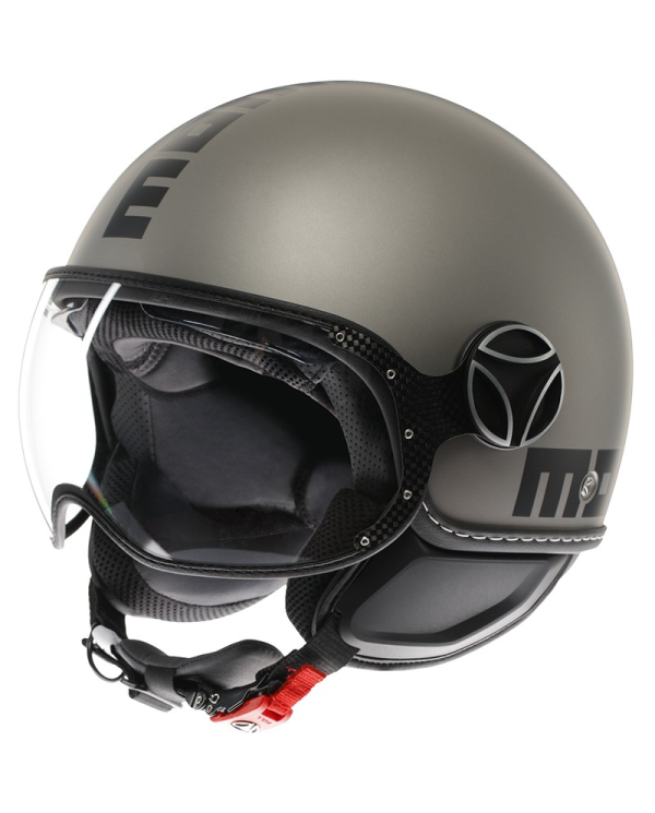 CASCO MOMO DESIGN FGTR EVO NEW MATT TITANIUM FROST/BLACK | Cascos Jet de moto | %brands%