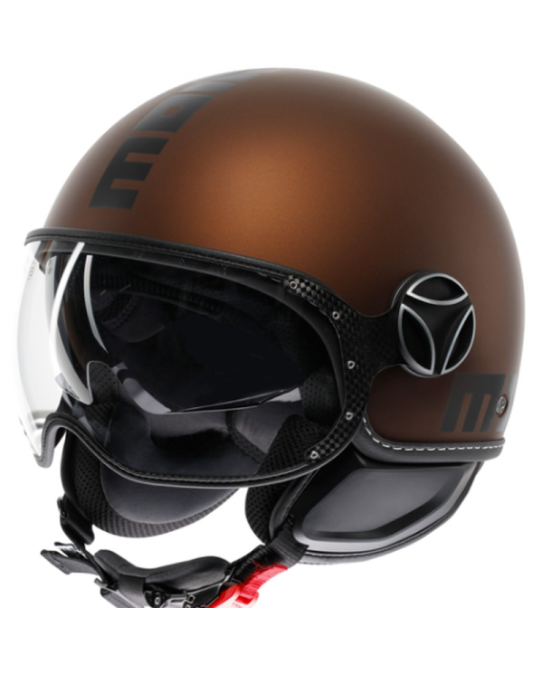 CASCO MOMO DESIGN FGTR EVO NEW MATT ESPRESSO/BLACK | Cascos Jet de moto | %brands%