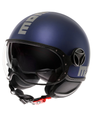 CASCO MOMO DESIGN FGTR EVO MATT BLUE/SILVER | Momo design de moto | %brands%