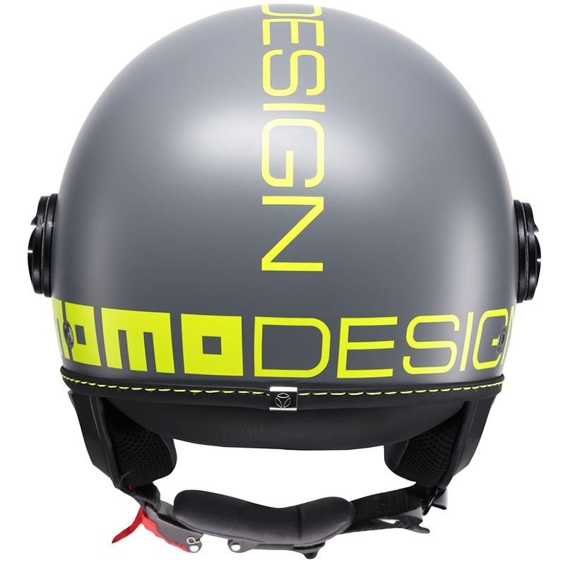 CASCO MOMO DESIGN FGTR CLASSIC NEW FLUO MATT GREY/YELLOW FLUO | Cascos Jet de moto | %brands%