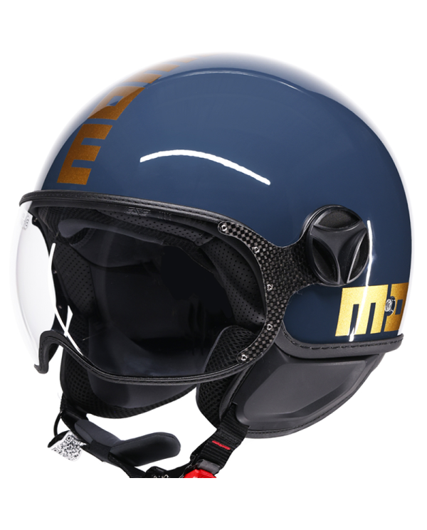 CASCO MOMO DESIGN FGTR CLASSIC NEW FLIP BRASS/GOLD | Cascos Jet de moto | %brands%