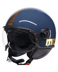 CASCO MOMO DESIGN FGTR CLASSIC NEW FLIP BRASS/GOLD | Cascos Jet de moto | %brands%