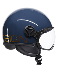 CASCO MOMO DESIGN FGTR CLASSIC NEW FLIP BRASS/GOLD | Cascos Jet de moto | %brands%