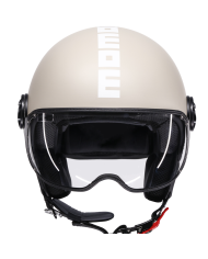 CASCO MOMO DESIGN FGTR CLASSIC NEW CANDY MATT MALTED MILK/WHITE | Cascos Jet de moto | %brands%