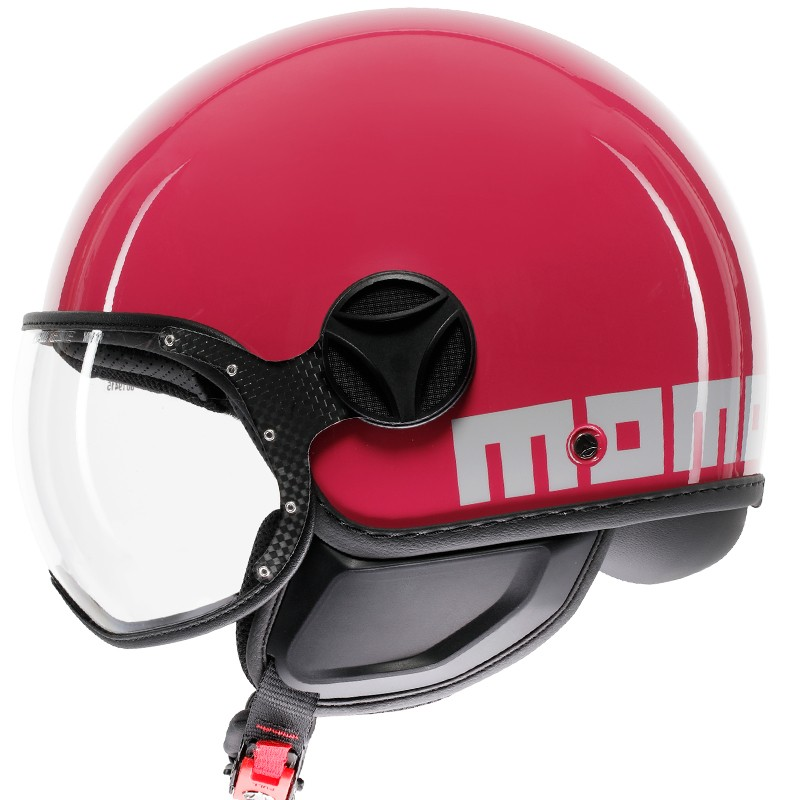 CASCO MOMO DESIGN FGTR CLASSIC NEW CANDY FUCSIA/WHITE | Cascos Jet de moto | %brands%