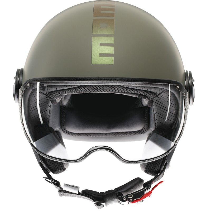CASCO MOMO DESIGN FGTR CLASSIC NEW FLIP MATT GREEN/BRONZE | Cascos Jet de moto | %brands%