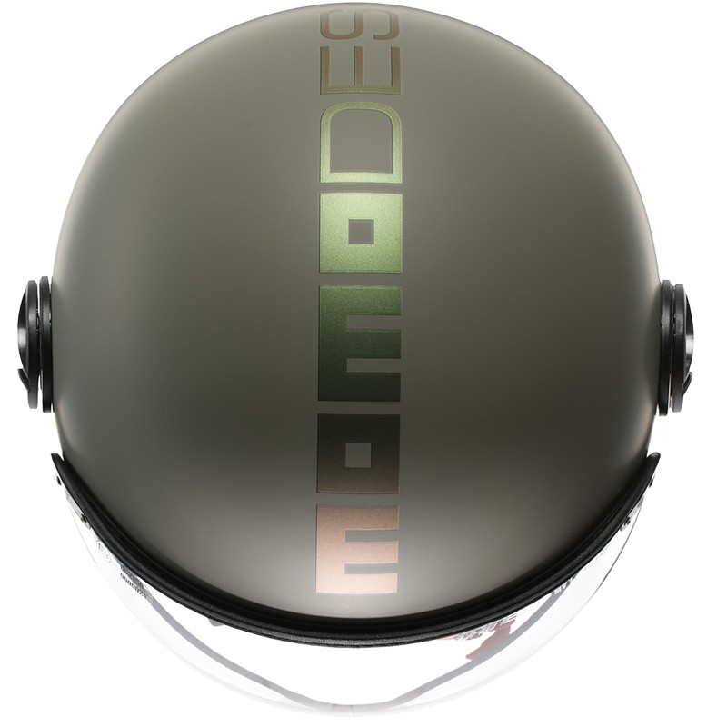 CASCO MOMO DESIGN FGTR CLASSIC NEW FLIP MATT GREEN/BRONZE | Cascos Jet de moto | %brands%