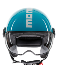 CASCO MOMO DESIGN FGTR CLASSIC NEW CANDY LAKE BLUE/WHITE | Cascos Jet de moto | %brands%