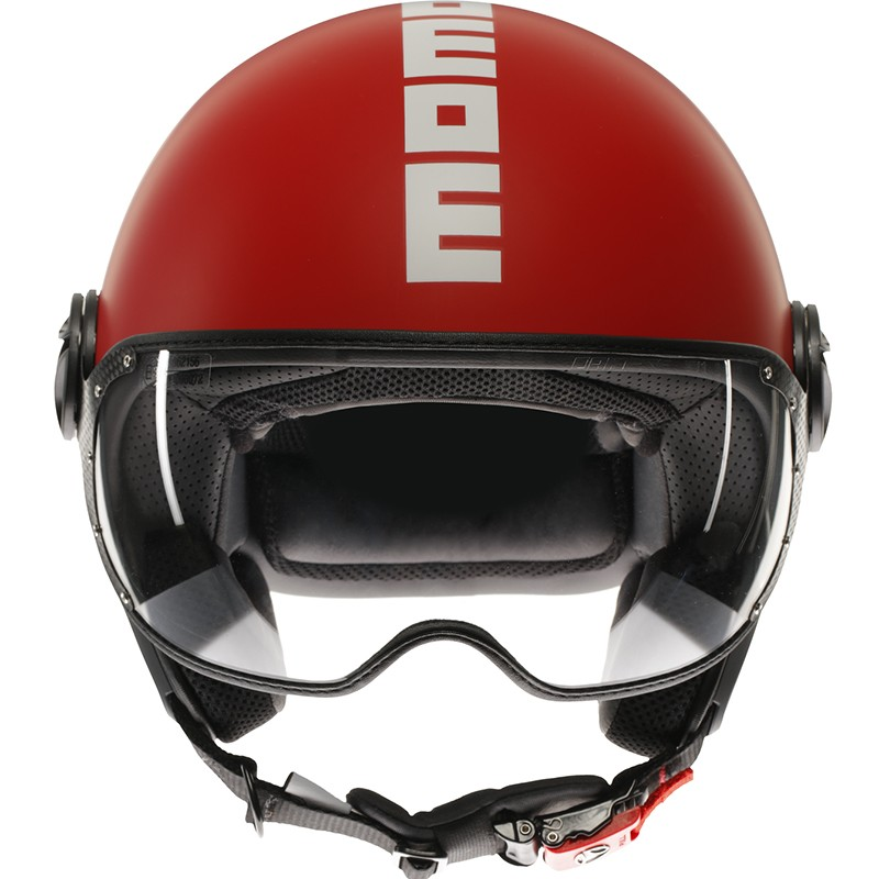 CASCO MOMO DESIGN FGTR CLASSIC NEW CANDY MATT RED/WHITE | Cascos Jet de moto | %brands%